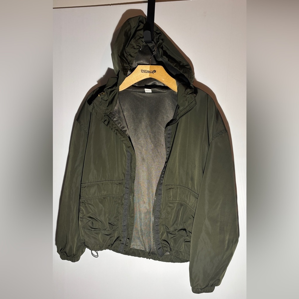 Green Hooded Jacket